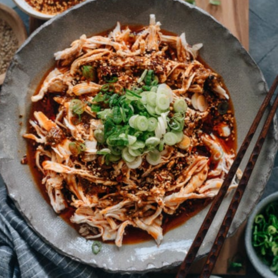 Braised chicken