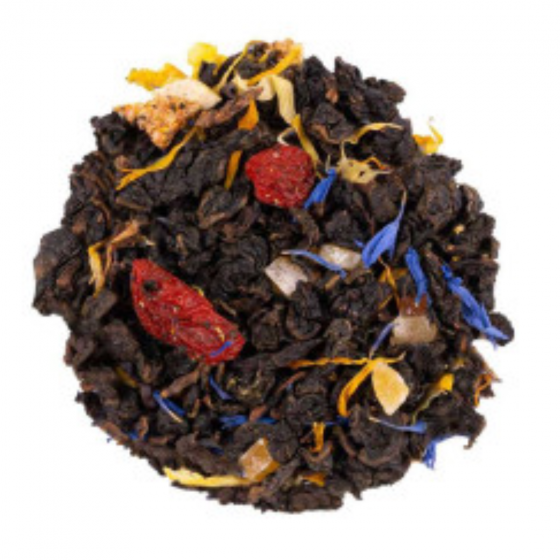 Oolong Tea with Blackberries and Jujubes